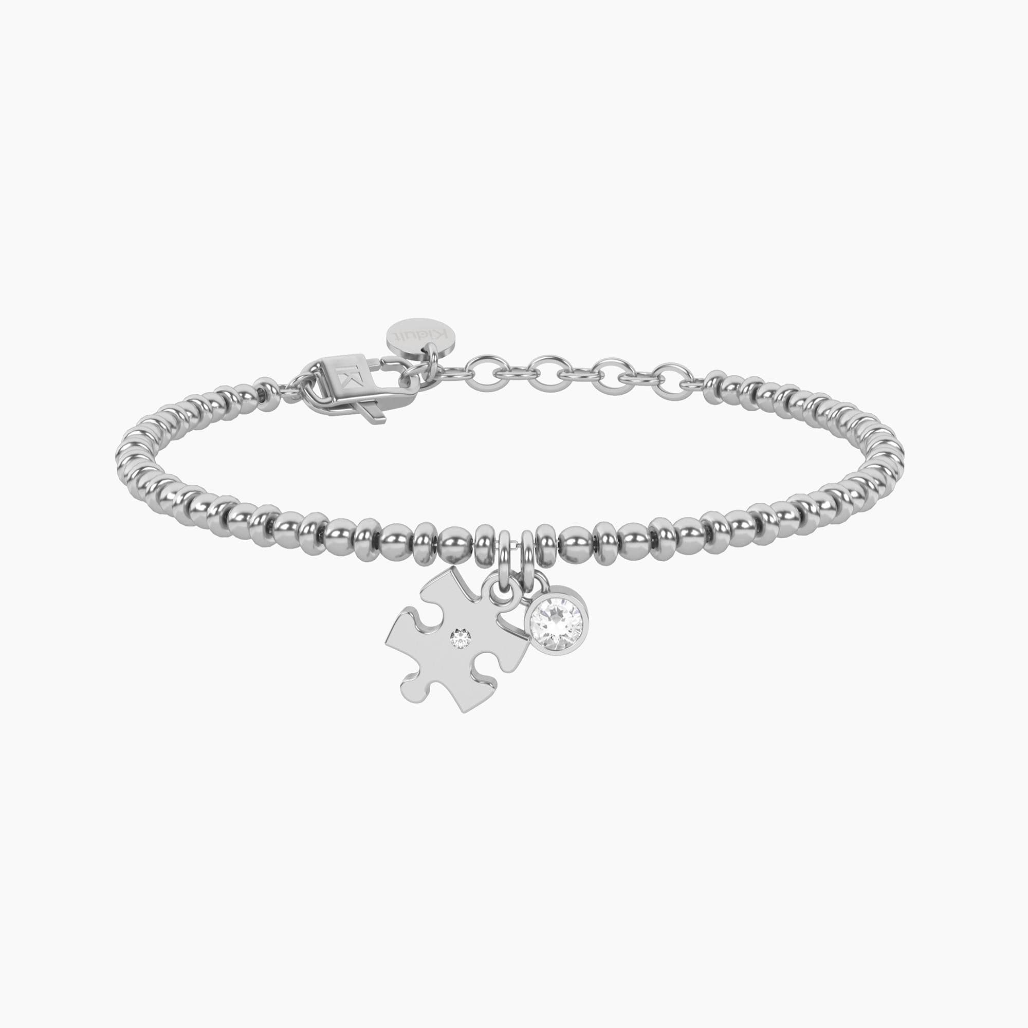 Kidult -  Bracciale sfere con puzzle Puzzle | a piece of me in Bracciali Alba Gioielli - Casoria, commercioVirtuoso.it