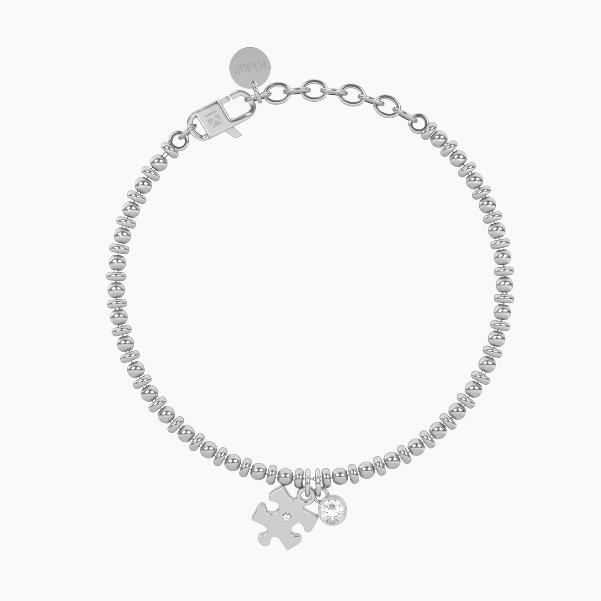 Kidult -  Bracciale sfere con puzzle Puzzle | a piece of me in Bracciali Alba Gioielli - Casoria, commercioVirtuoso.it