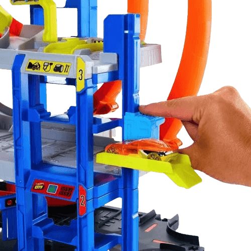 Mattel - Hot Wheels City Garage Mega Loop in Piste da corsa Centro Bimbo - Siderno, commercioVirtuoso.it