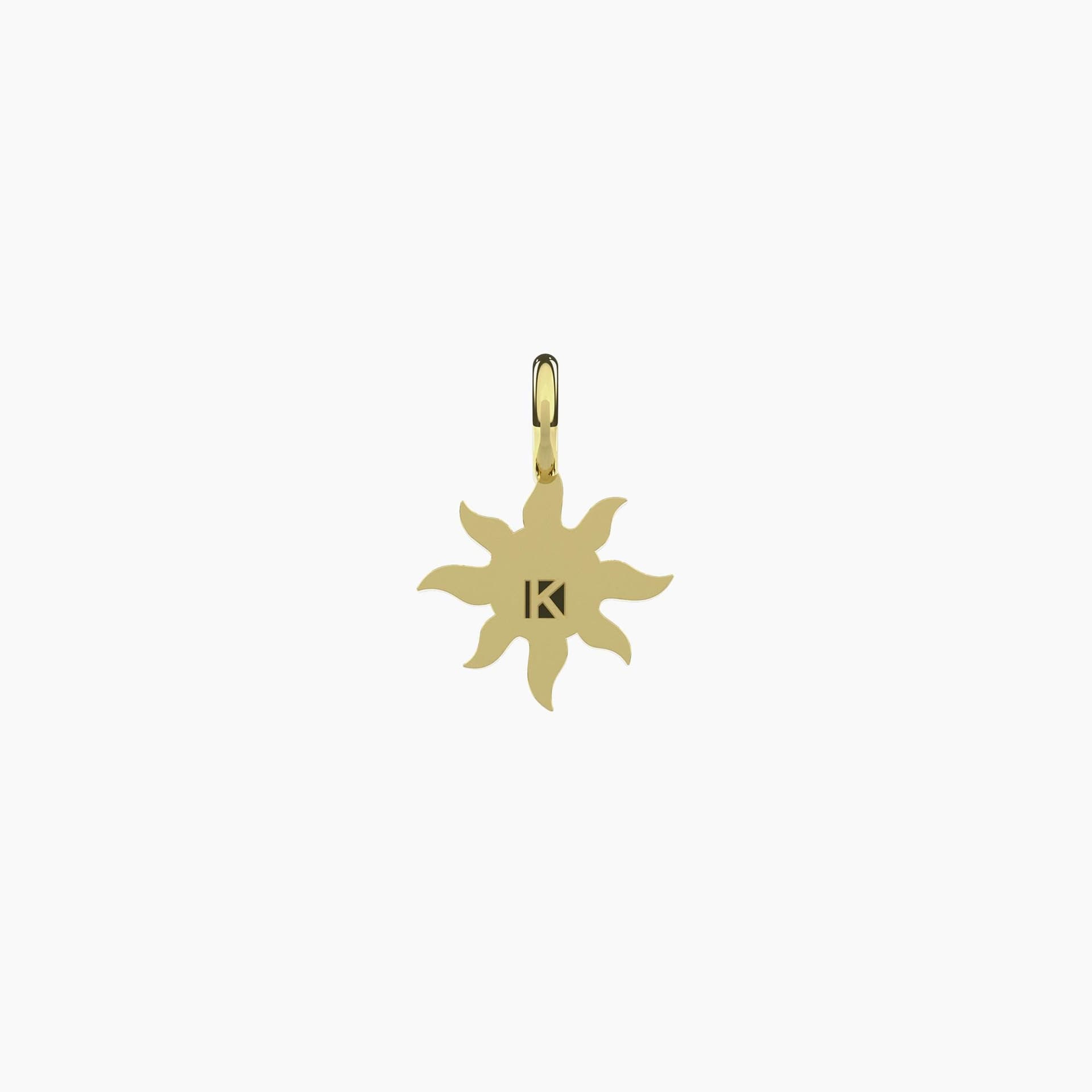 Kidult   -  PENDENTE dorato con sole Sole | sorriso in Collane Alba Gioielli - Casoria, commercioVirtuoso.it