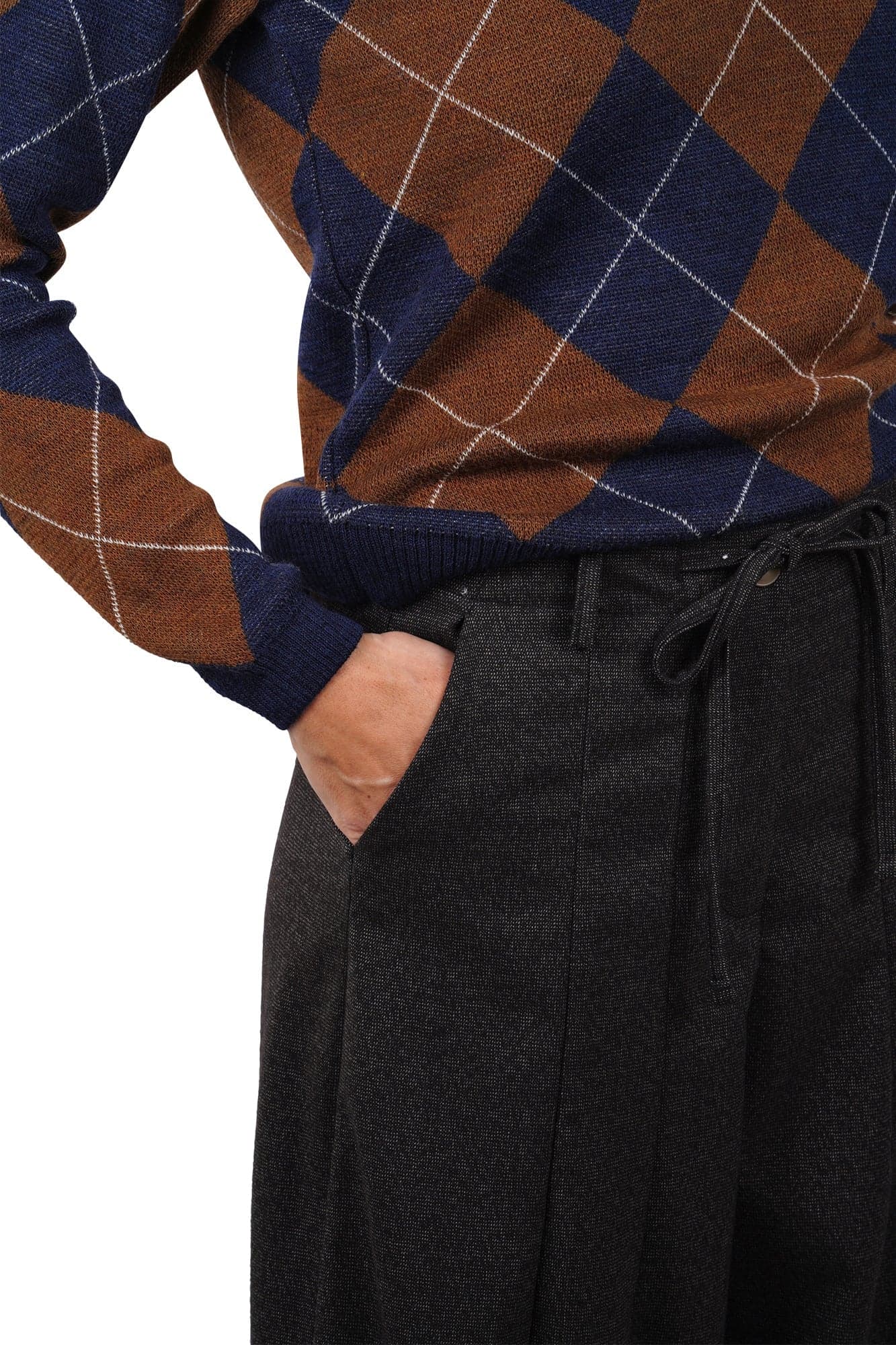 LA FEMME BLANCHE La Femme Blanche - Pantalone - 461475 - Antracite da donna in Pantaloni Drestige - Casamassima, commercioVirtuoso.it
