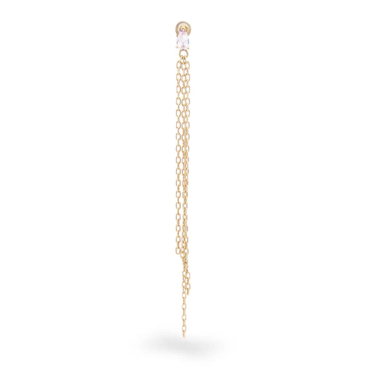 RUE DES MILLE - MONO-ORECCHINO MULTI LINE DROP FRANGE in Orecchini Alba Gioielli - Casoria, commercioVirtuoso.it