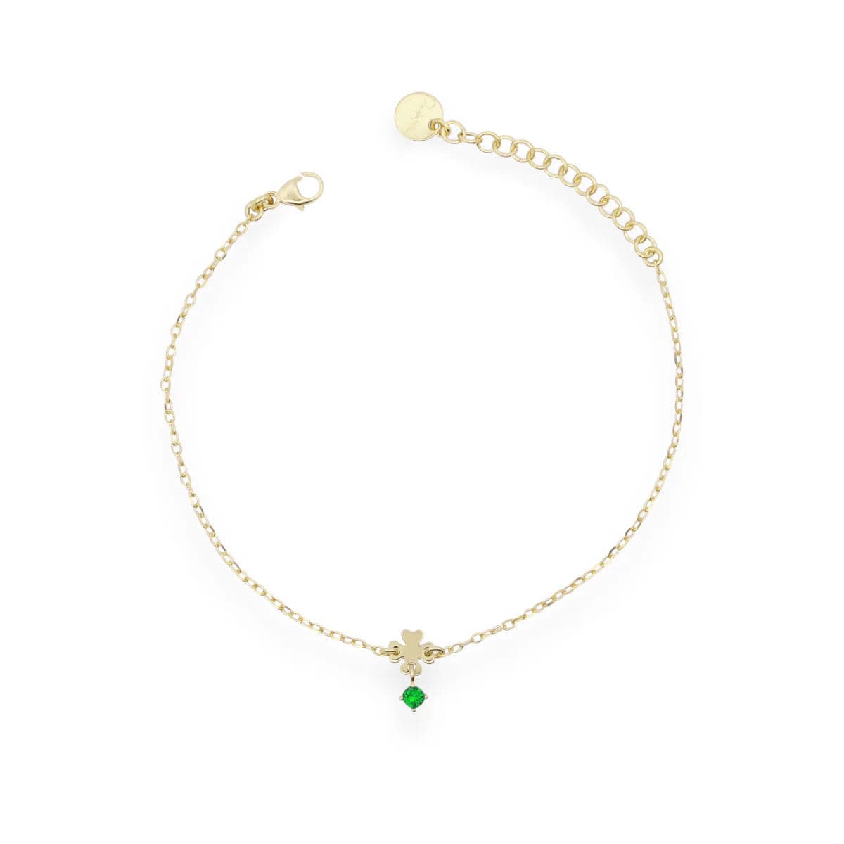 RUE DES MILLE - BRACCIALE MINI QUADRIFOGLIO E PUNTO LUCE in Bracciali Alba Gioielli - Casoria, commercioVirtuoso.it