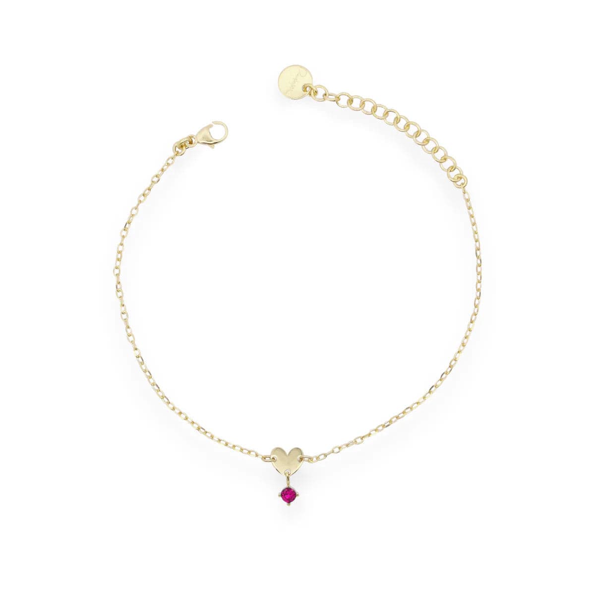 RUE DES MILLE -  BRACCIALE MINI CUORE E PUNTO LUCE