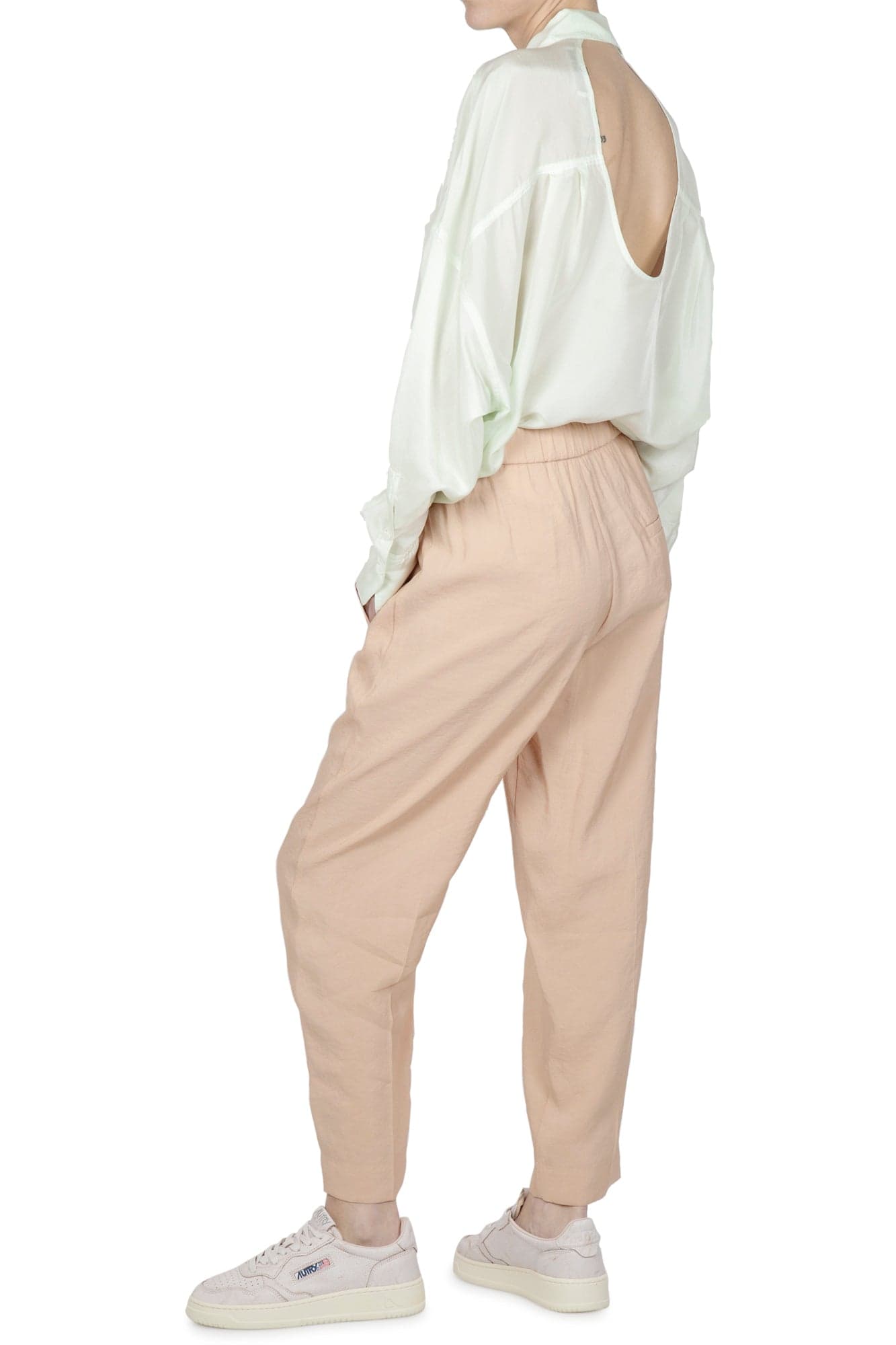 TELA Tela - Pantalone - 430862 - Naturale da donna in Tessuti Drestige - Casamassima, commercioVirtuoso.it