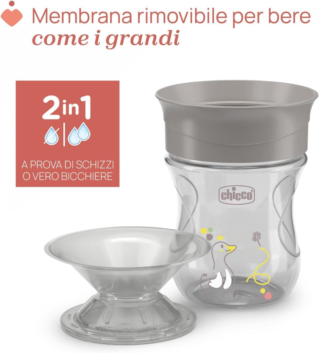 Chicco - Tazza Perfect 360, 12m+ in Bicchieri salvagoccia Centro Bimbo - Siderno, commercioVirtuoso.it