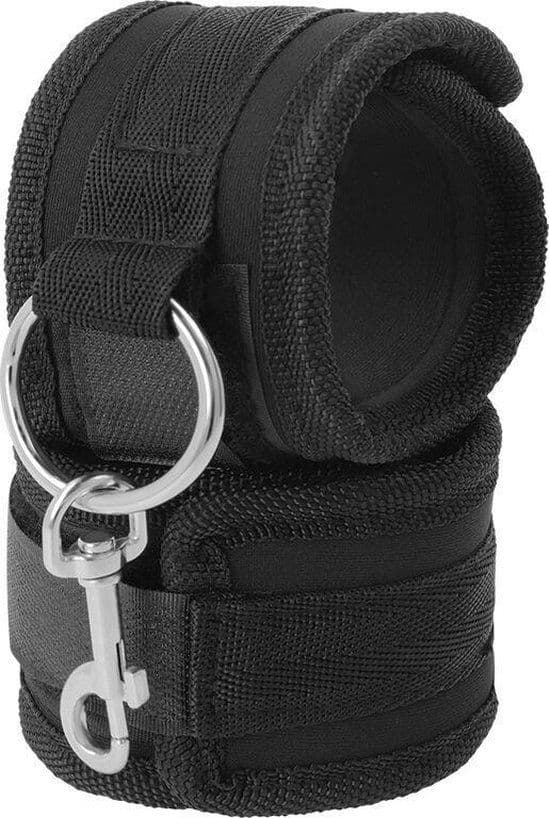 Manette bondage in neoprene Darkness nero regolabili fetish bdsm in prodotto Erosdom - Palmi, commercioVirtuoso.it