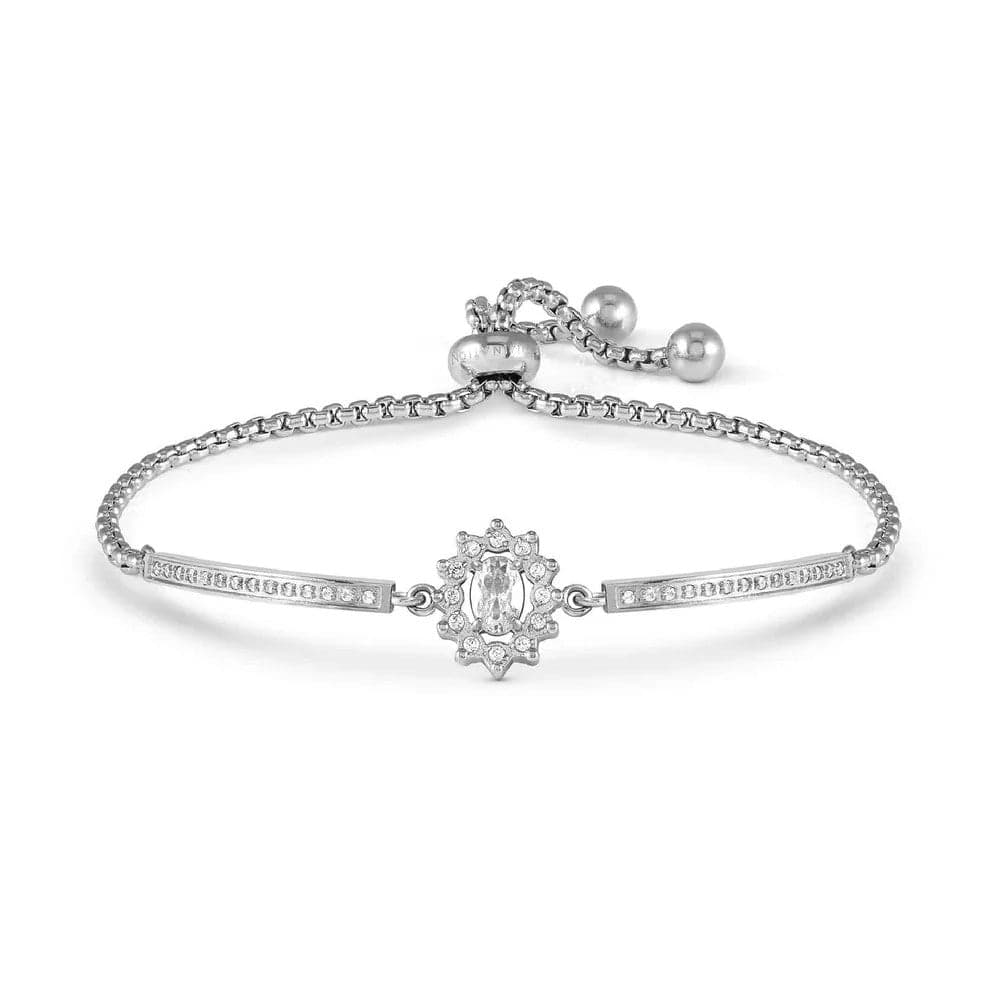 NOMINATION - BRACCIALE ROYALDREAM CON SIMBOLO ROYAL E CRISTALLI BIANCHI