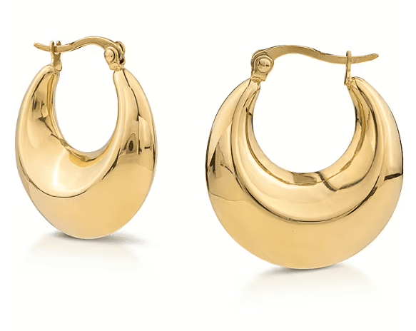 Ops Objects -   Orecchini a cerchio bombati (small) FANCY