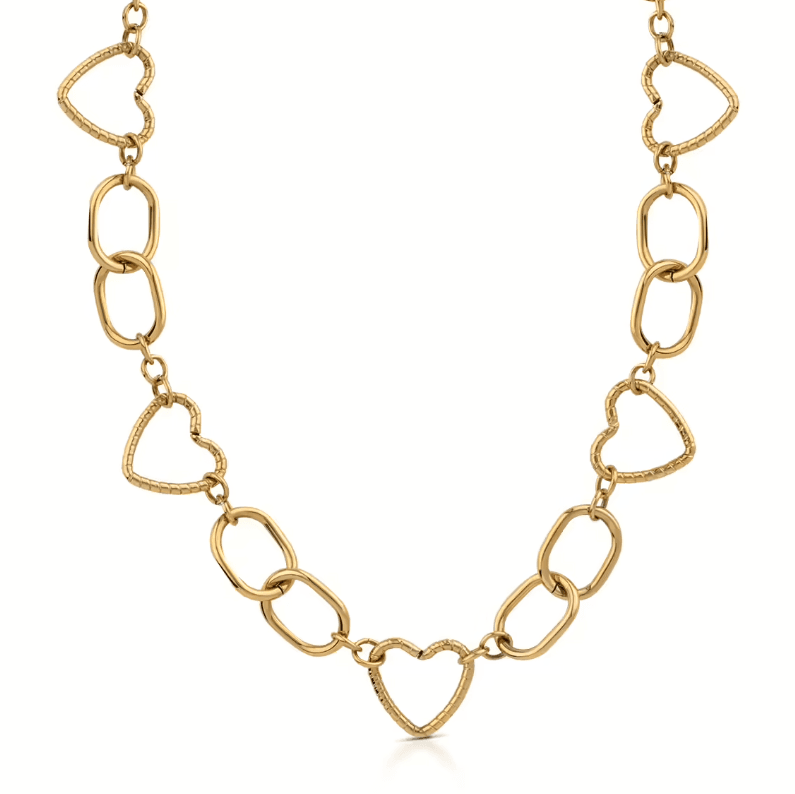 Ops Object -  Collana con catena cuore LOVELY