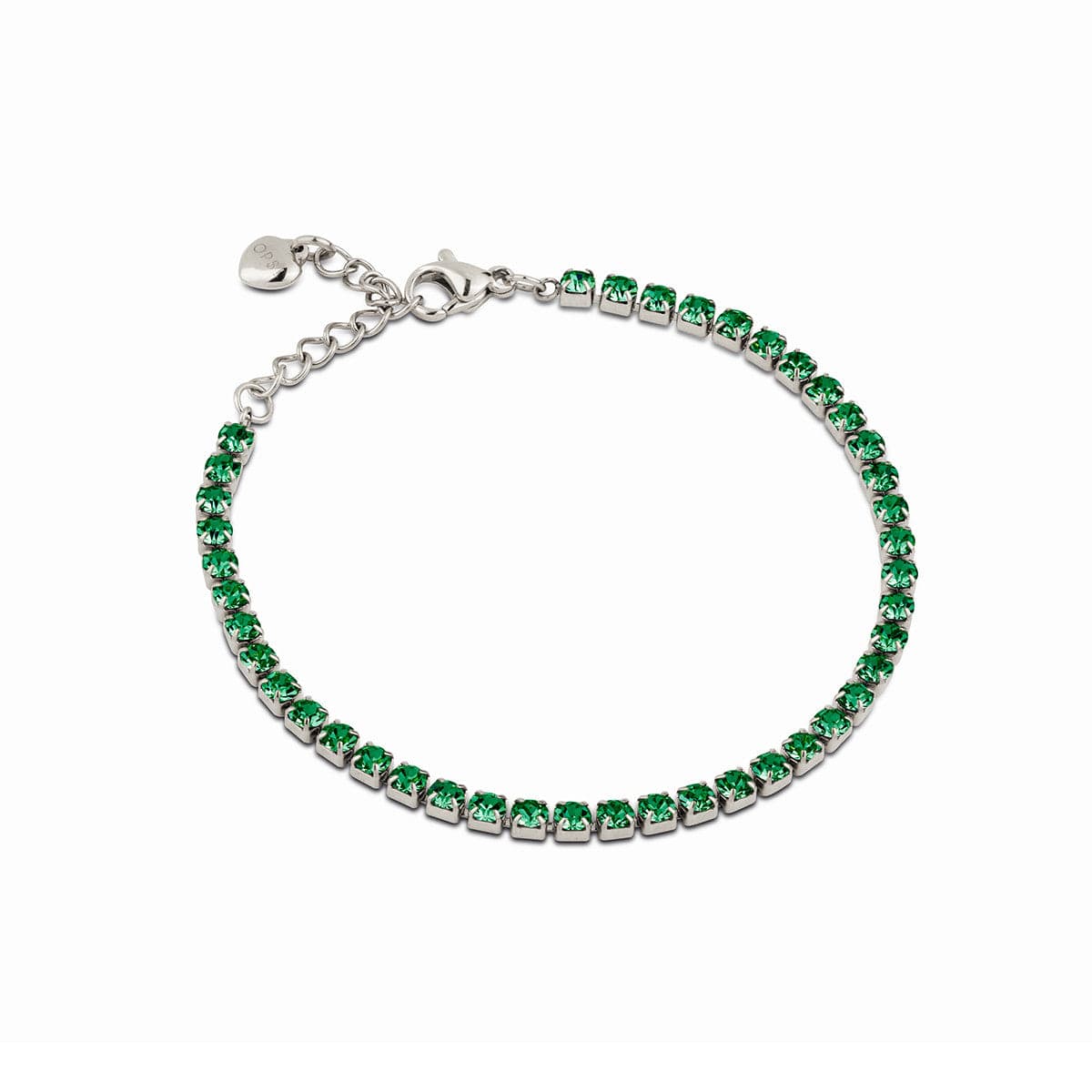 Ops Objects - bracciale tennis con pietre verde scuro GLIMMER in Bracciali Alba Gioielli - Casoria, commercioVirtuoso.it