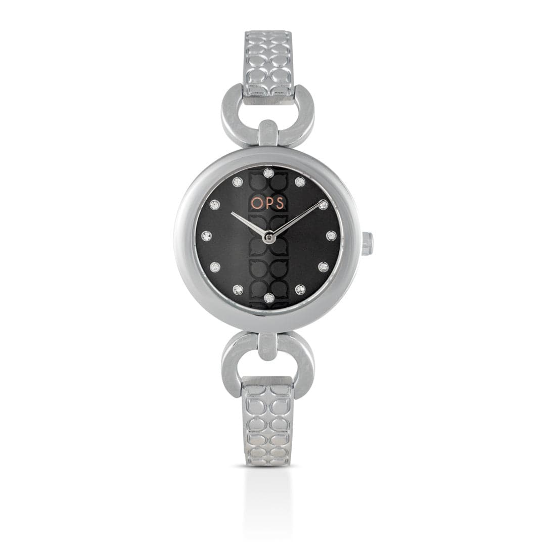 Ops Object -  orologio in acciaio MONOGRAM TIME
