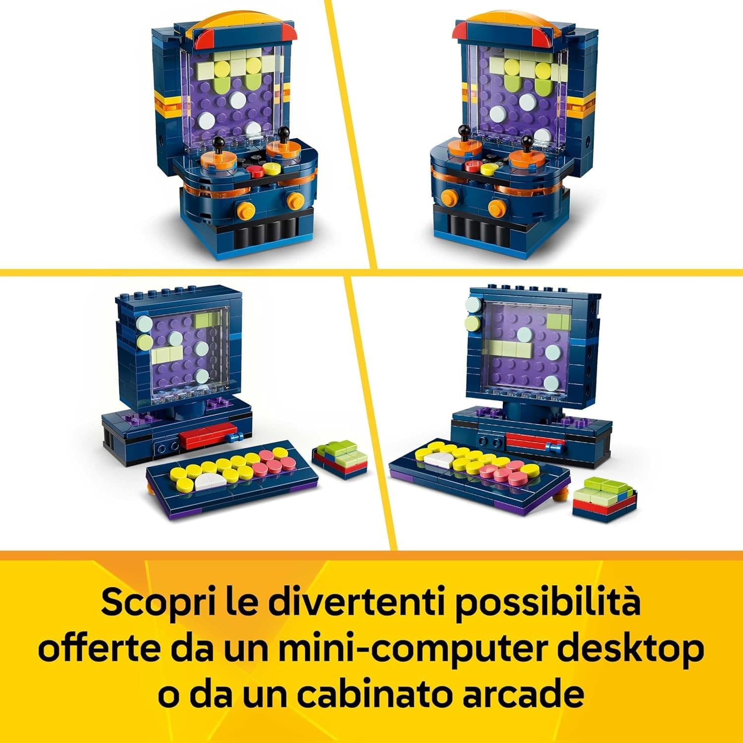 Lego Creator - Console di Gioco Retrò 3 in 1 - 31380 in Set di costruzioni Centro Bimbo - Siderno, commercioVirtuoso.it