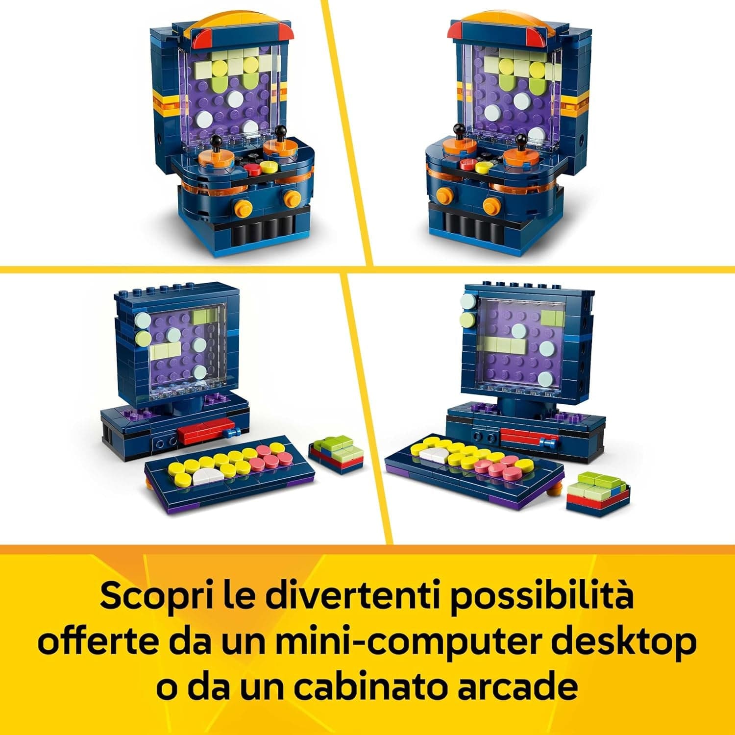 Lego Creator - Console di Gioco Retrò 3 in 1 - 31380 in Set di costruzioni Centro Bimbo - Siderno, commercioVirtuoso.it