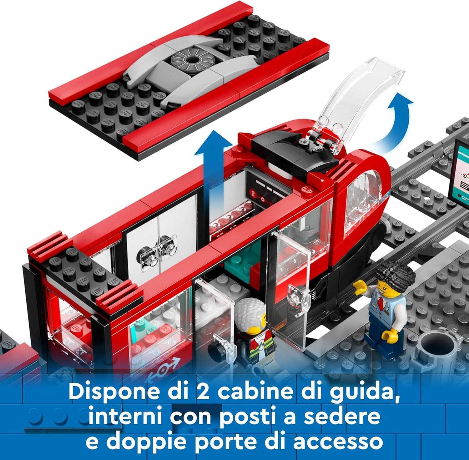 Lego City - Tram e Fermata del Tram 60423 in Set di costruzioni Centro Bimbo - Siderno, commercioVirtuoso.it