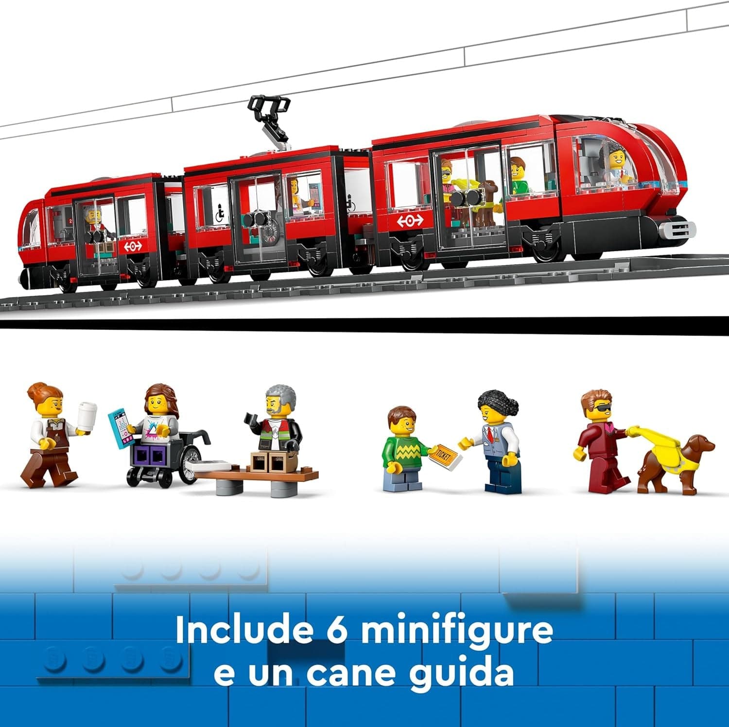 Lego City - Tram e Fermata del Tram 60423 in Set di costruzioni Centro Bimbo - Siderno, commercioVirtuoso.it