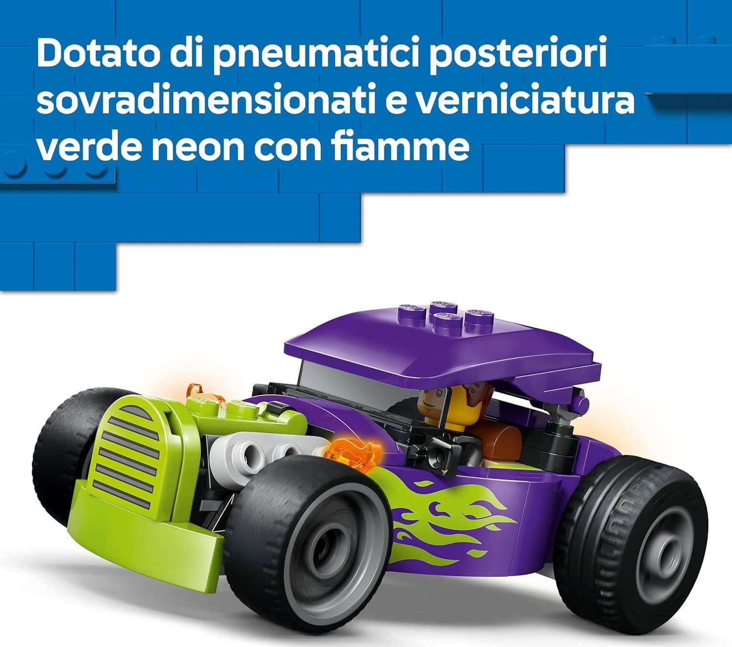 Lego City - Bolide Hot Rod 60485 in Set di costruzioni Centro Bimbo - Siderno, commercioVirtuoso.it