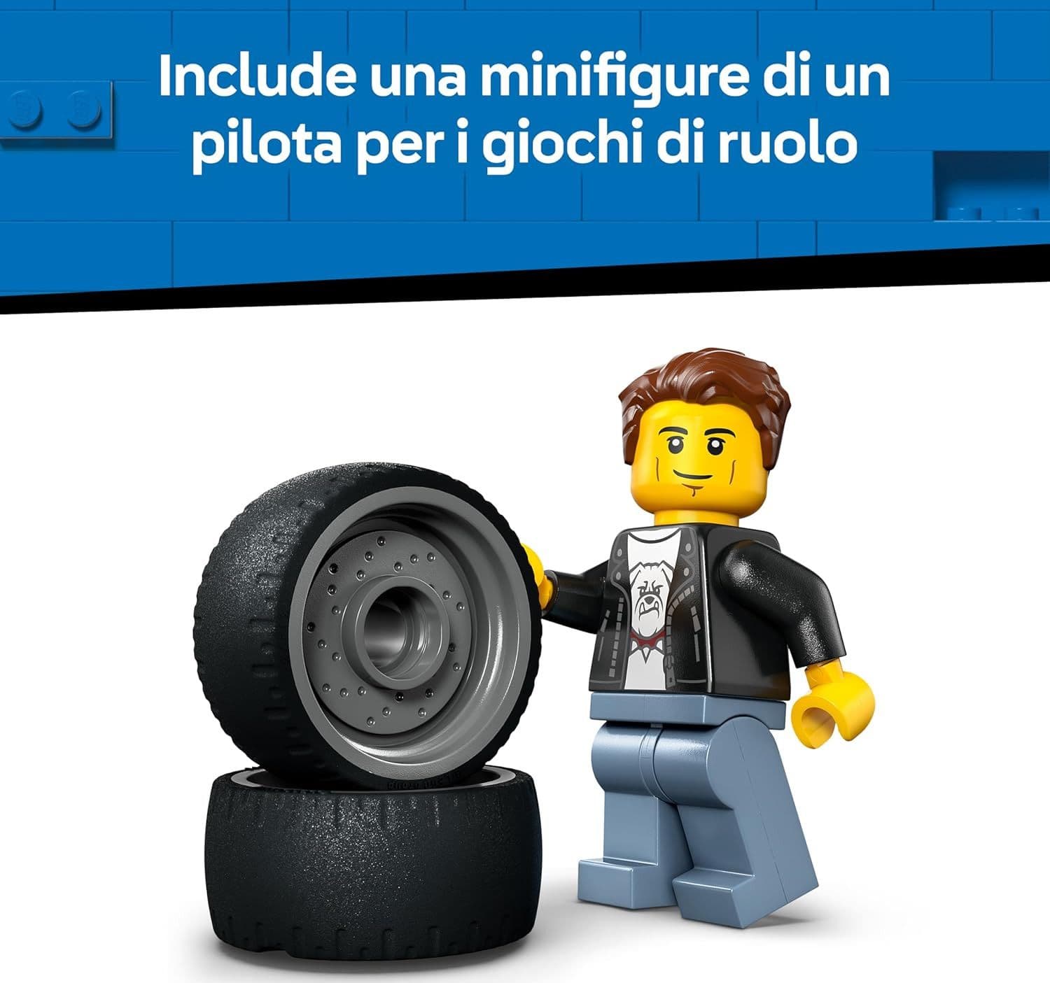 Lego City - Bolide Hot Rod 60485 in Set di costruzioni Centro Bimbo - Siderno, commercioVirtuoso.it
