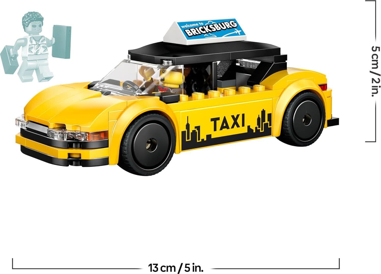 Lego City - Taxi Giallo 60487 in Set di costruzioni Centro Bimbo - Siderno, commercioVirtuoso.it