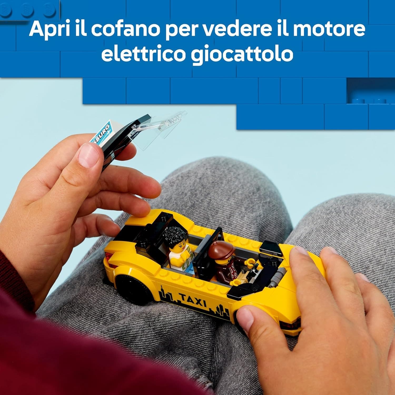 Lego City - Taxi Giallo 60487 in Set di costruzioni Centro Bimbo - Siderno, commercioVirtuoso.it