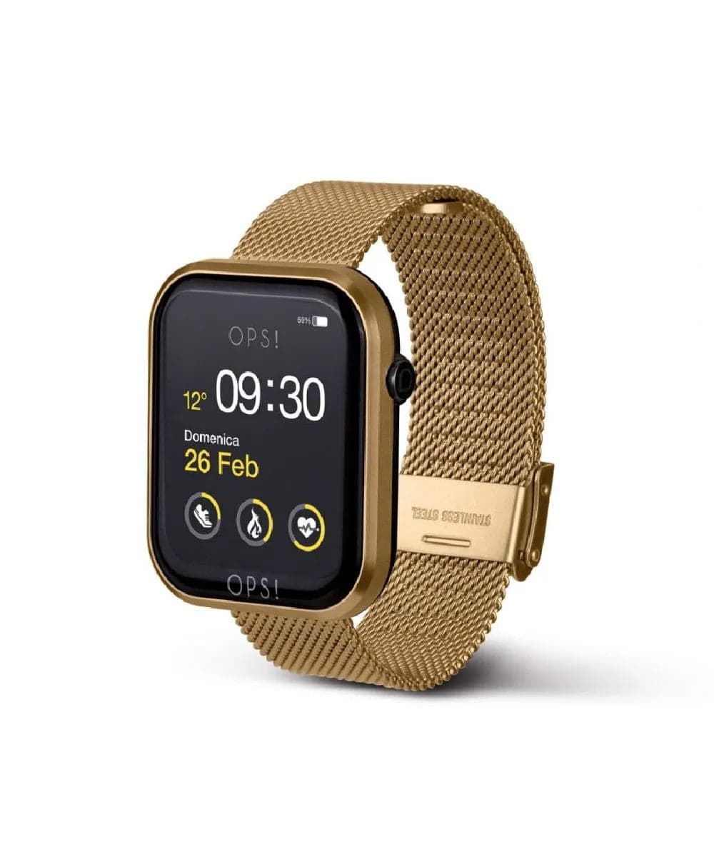Ops Object - Orologio Smartwatch CALL con cinturino maglia Milano in Smartwatch Alba Gioielli - Casoria, commercioVirtuoso.it