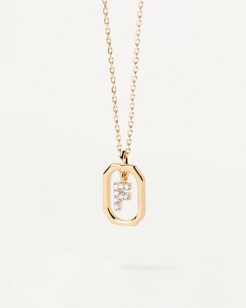 PDPAOLA - COLLANA CON LETTERA F MINI in Collane Alba Gioielli - Casoria, commercioVirtuoso.it