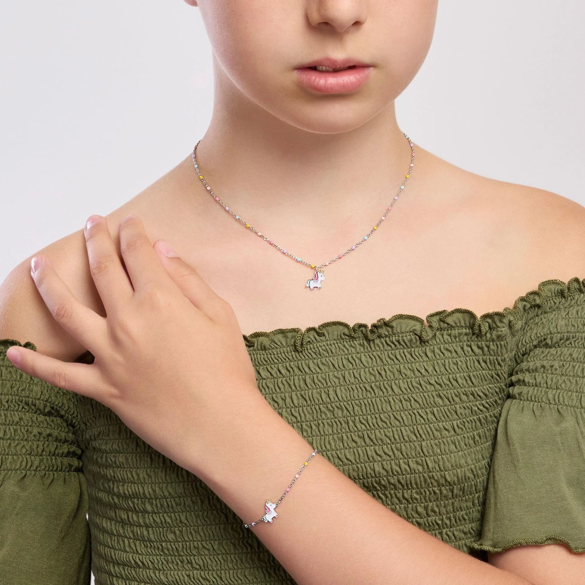 Collana bambina MABINA 553726 in Parure di gioielli Gioielleria Cameli - Monte Urano, commercioVirtuoso.it