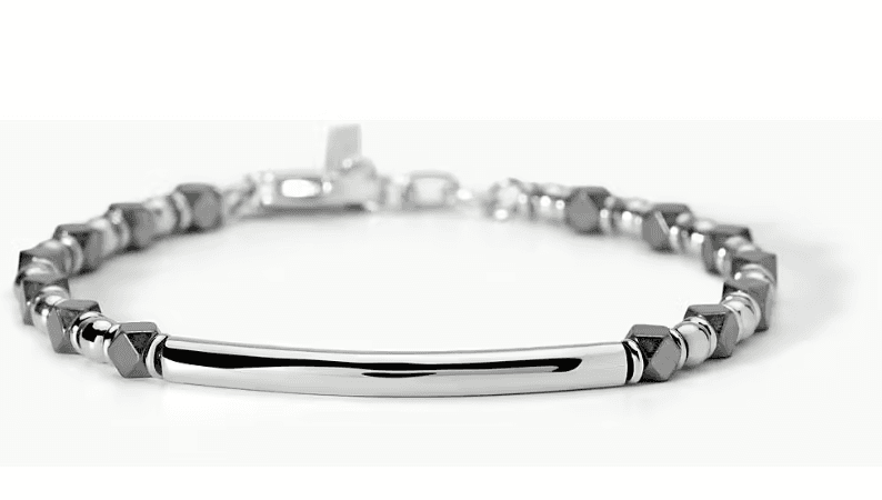 2JEWELS - Bracciale in acciaio 316L ematite