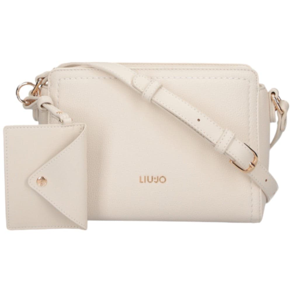 Liu Jo borsa a tracolla crossbody crema linea Manhattan AA5161E0058