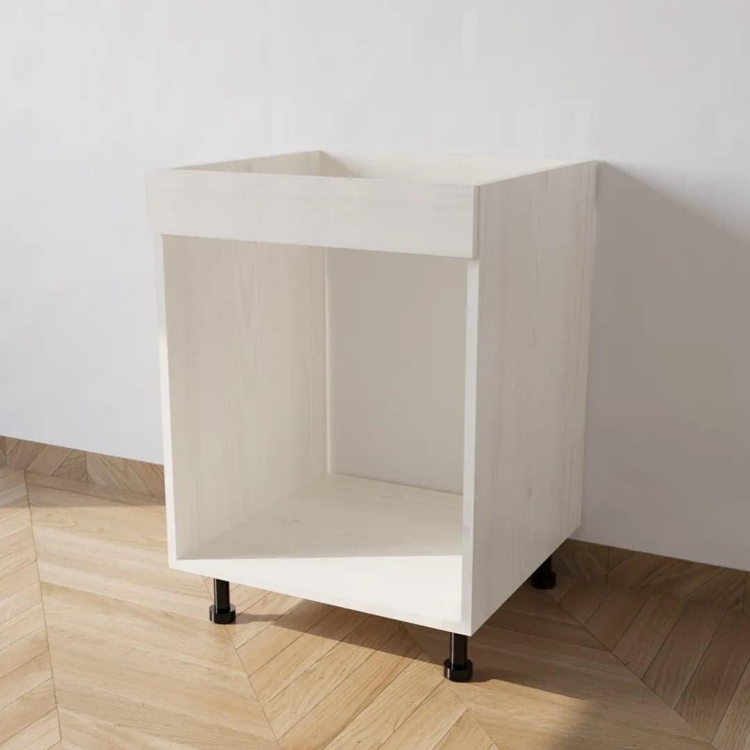 Mobile Base Forno da 60 cm Larice Bianco in prodotto Calandrelli - Napoli, commercioVirtuoso.it