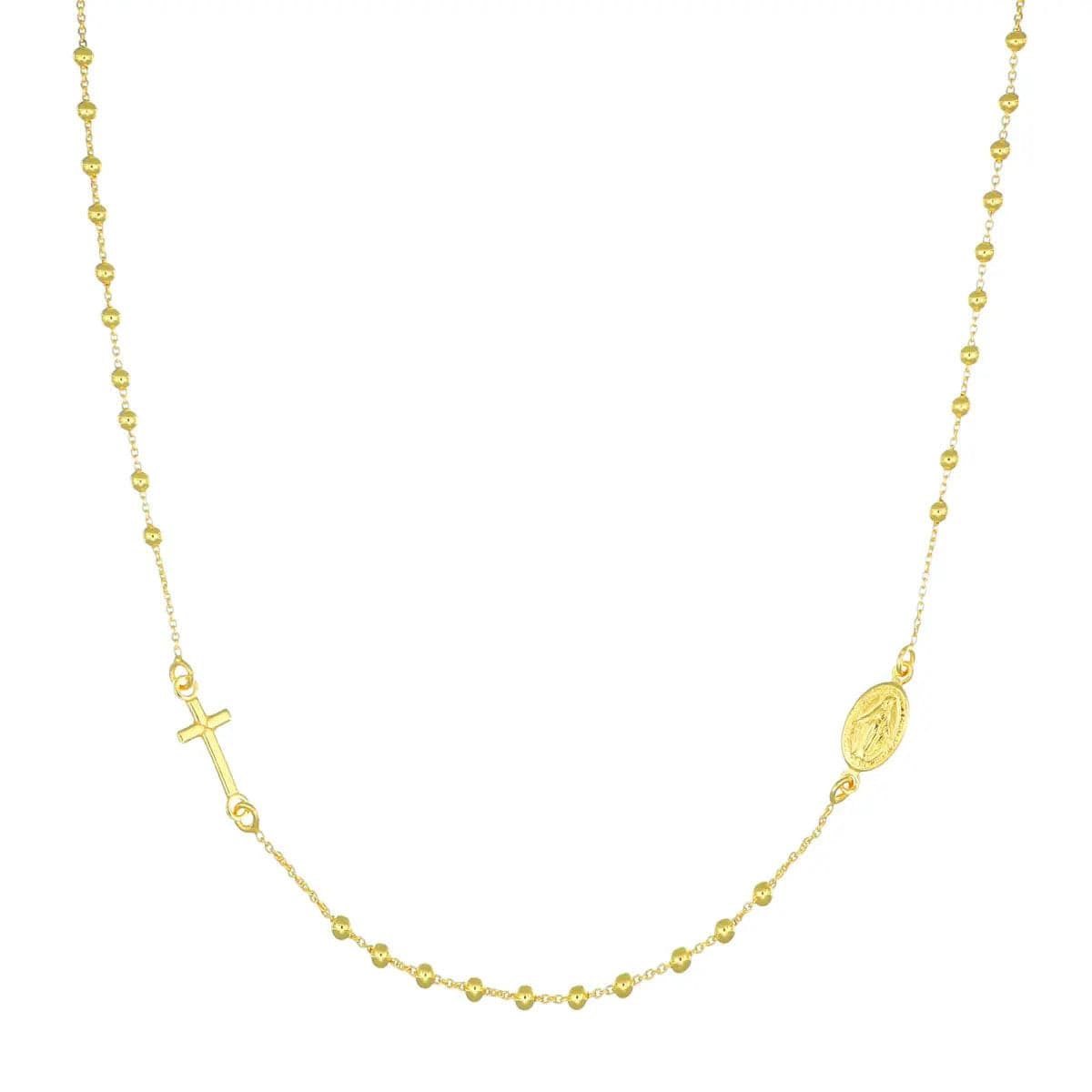 Amen - Collana Rosario Girocollo Dorato