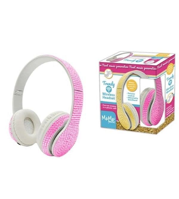 MeMe Music - Trendy Cuffia Wirless Pink