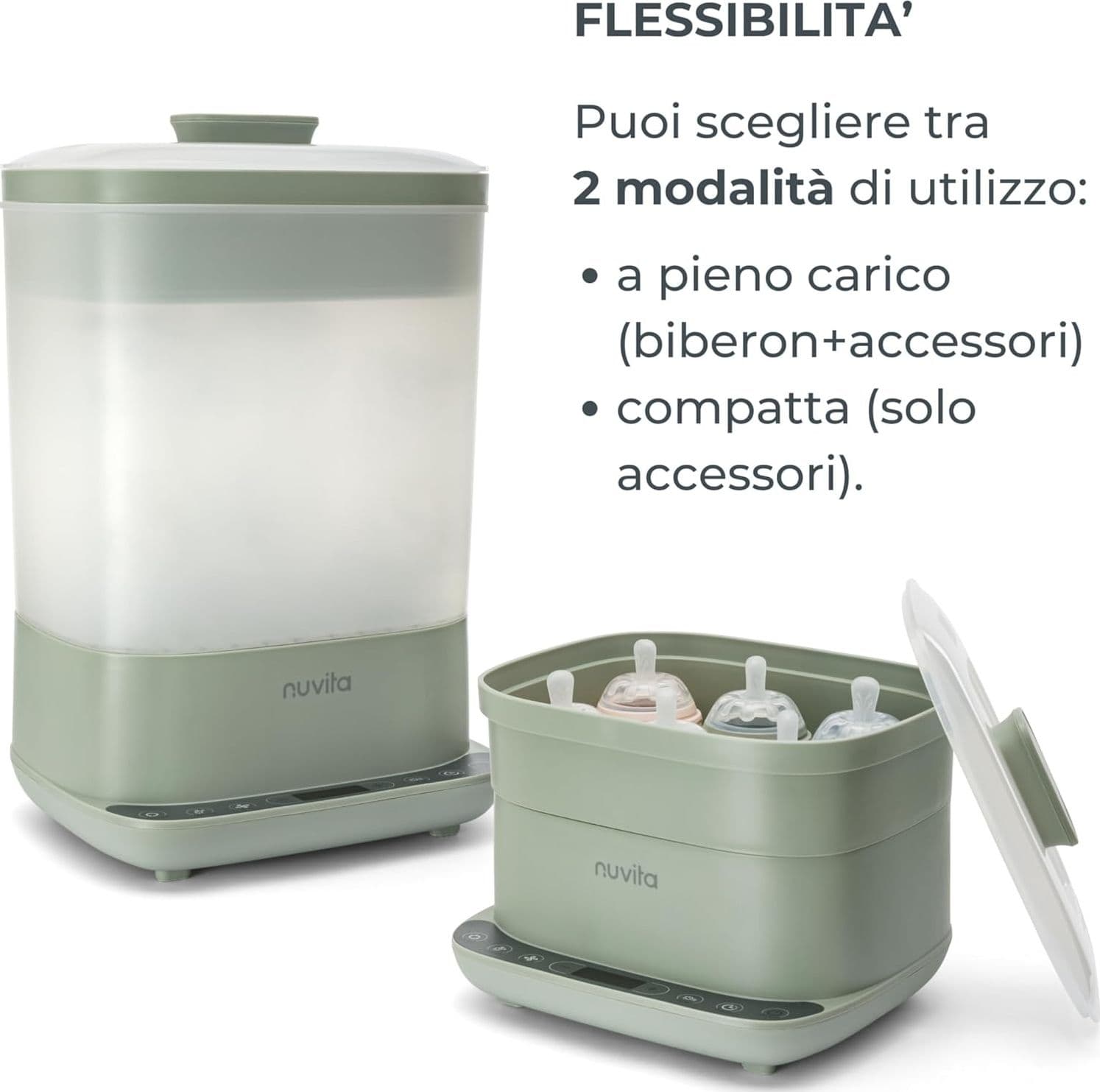 Nuvita - Sterilizzatore Steridry  2in1 con Asciugatura in prodotto Centro Bimbo - Siderno, commercioVirtuoso.it