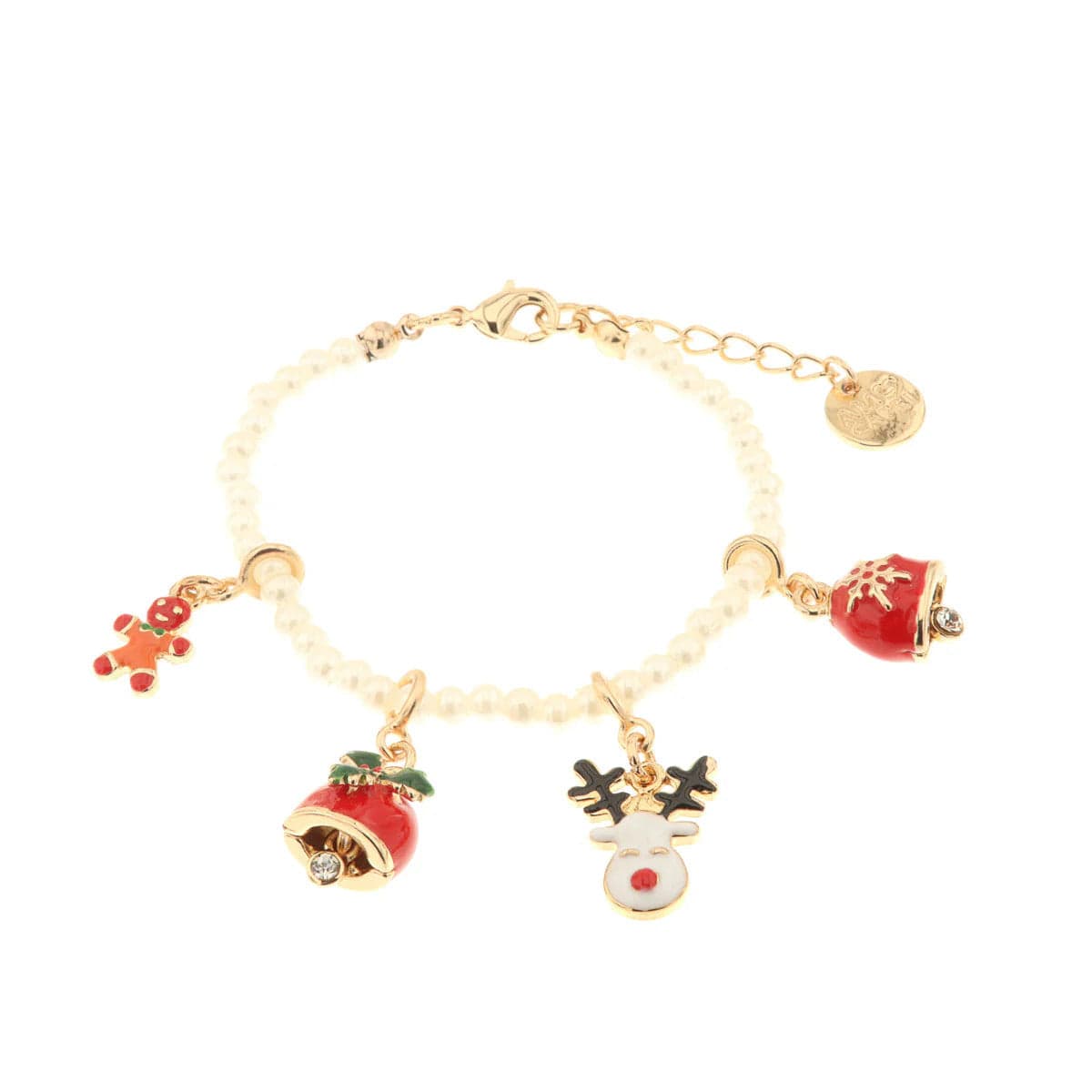 BYSIMON - Bracciale in Metallo con ciondoli natalizi pendenti in Ciondoli Alba Gioielli - Casoria, commercioVirtuoso.it