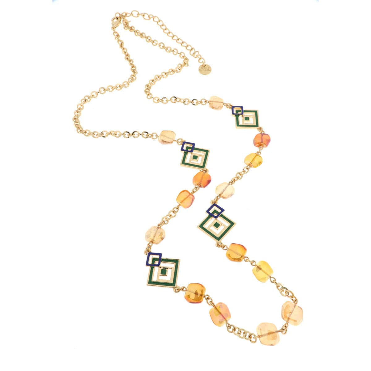 BYSIMON  -  Collana in Metallo con cristalli ispirati al vetro di Murano in Collane Alba Gioielli - Casoria, commercioVirtuoso.it