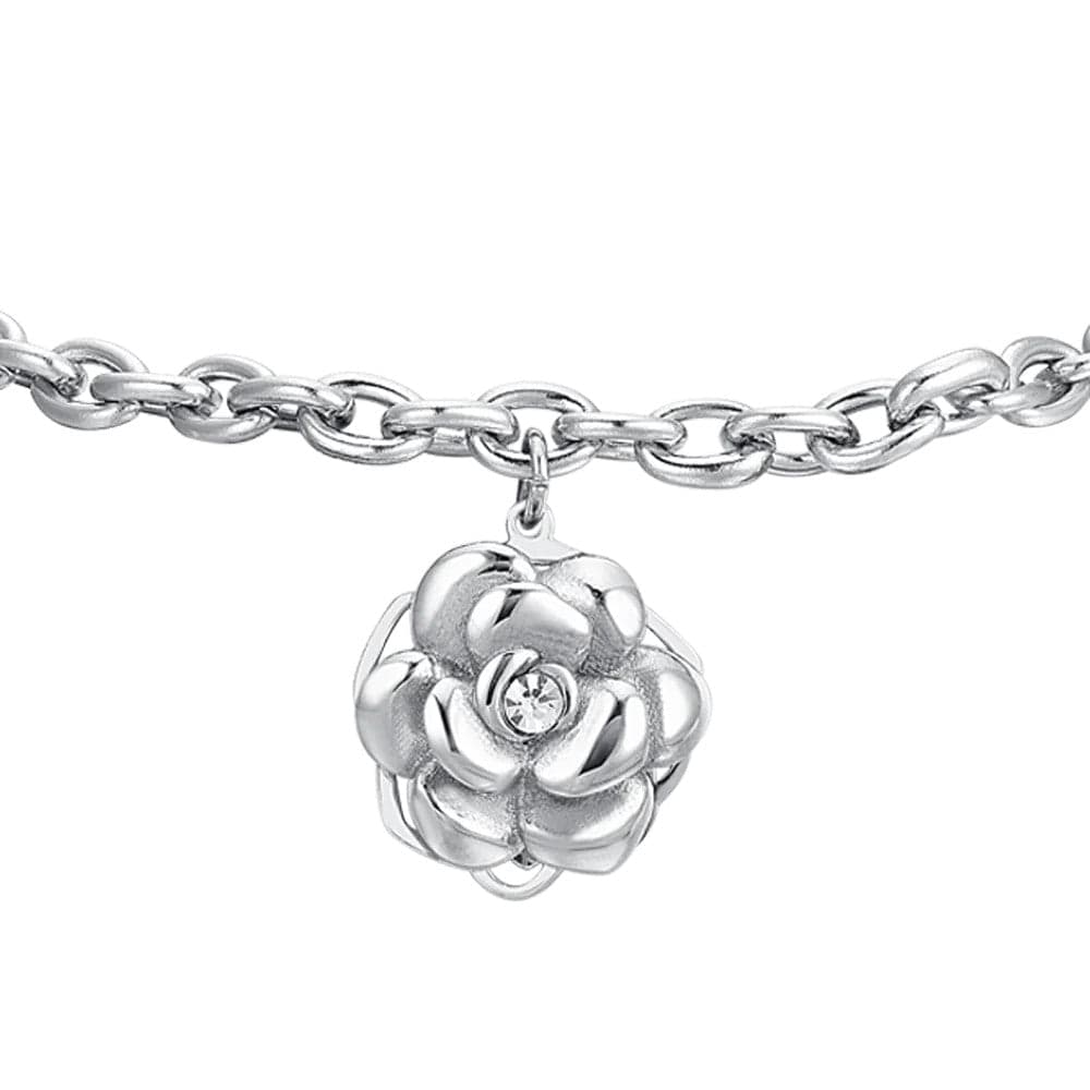 LUCA BARRA - BRACCIALE DONNA IN ACCIAIO ROSA GIREVOLE in Bracciali Alba Gioielli - Casoria, commercioVirtuoso.it