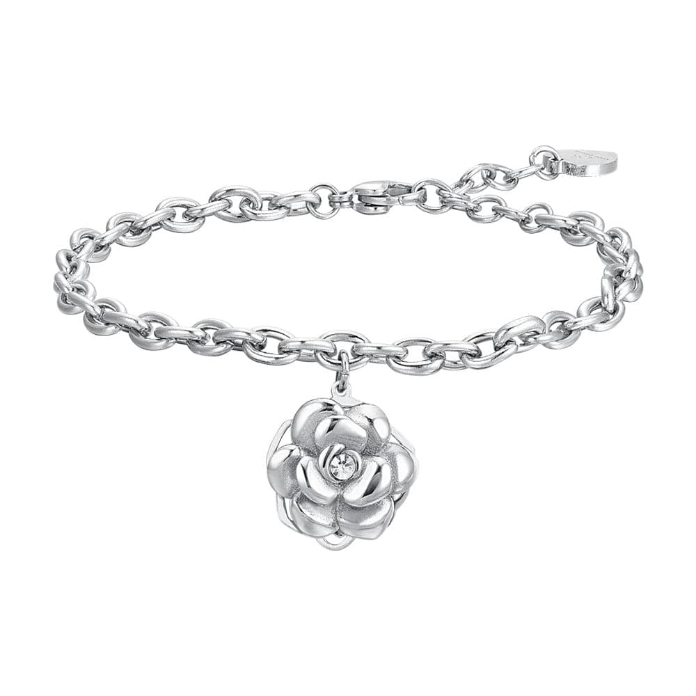 LUCA BARRA - BRACCIALE DONNA IN ACCIAIO ROSA GIREVOLE in Bracciali Alba Gioielli - Casoria, commercioVirtuoso.it