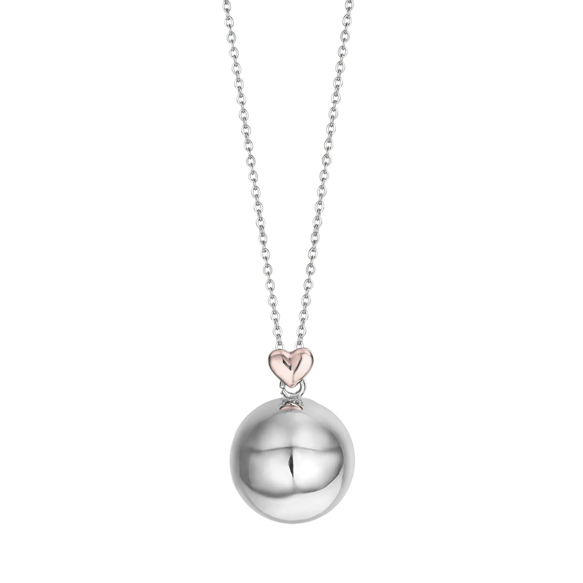 Luca Barra -  COLLANA CHIAMA ANGELI IN ACCIAIO, CIONDOLO IN METALLO CON CUORE ROSE' in Collane Alba Gioielli - Casoria, commercioVirtuoso.it