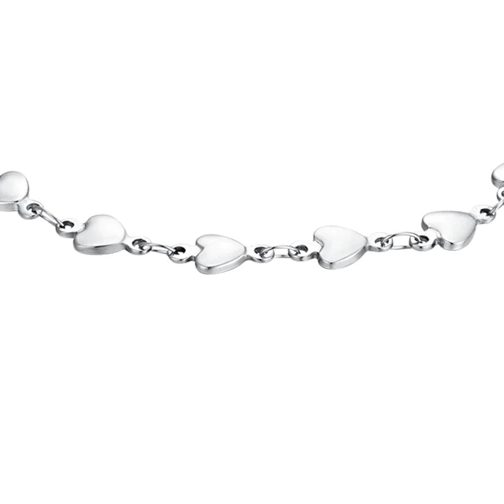Luca Barra - BRACCIALE DONNA IN ACCIAIO CUORI in Bracciali Alba Gioielli - Casoria, commercioVirtuoso.it