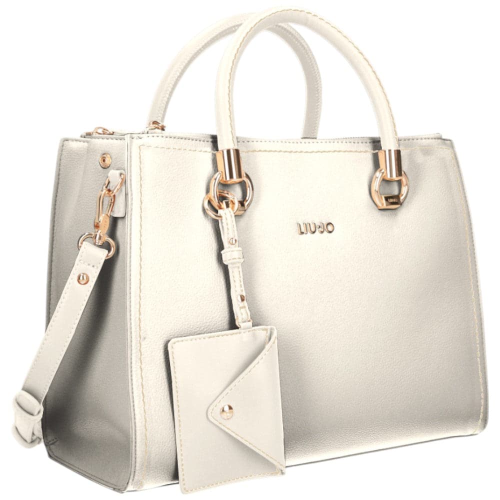 Liu Jo borsa satchel creama linea Manhattan AA5008E0058 Borse Liu Jo