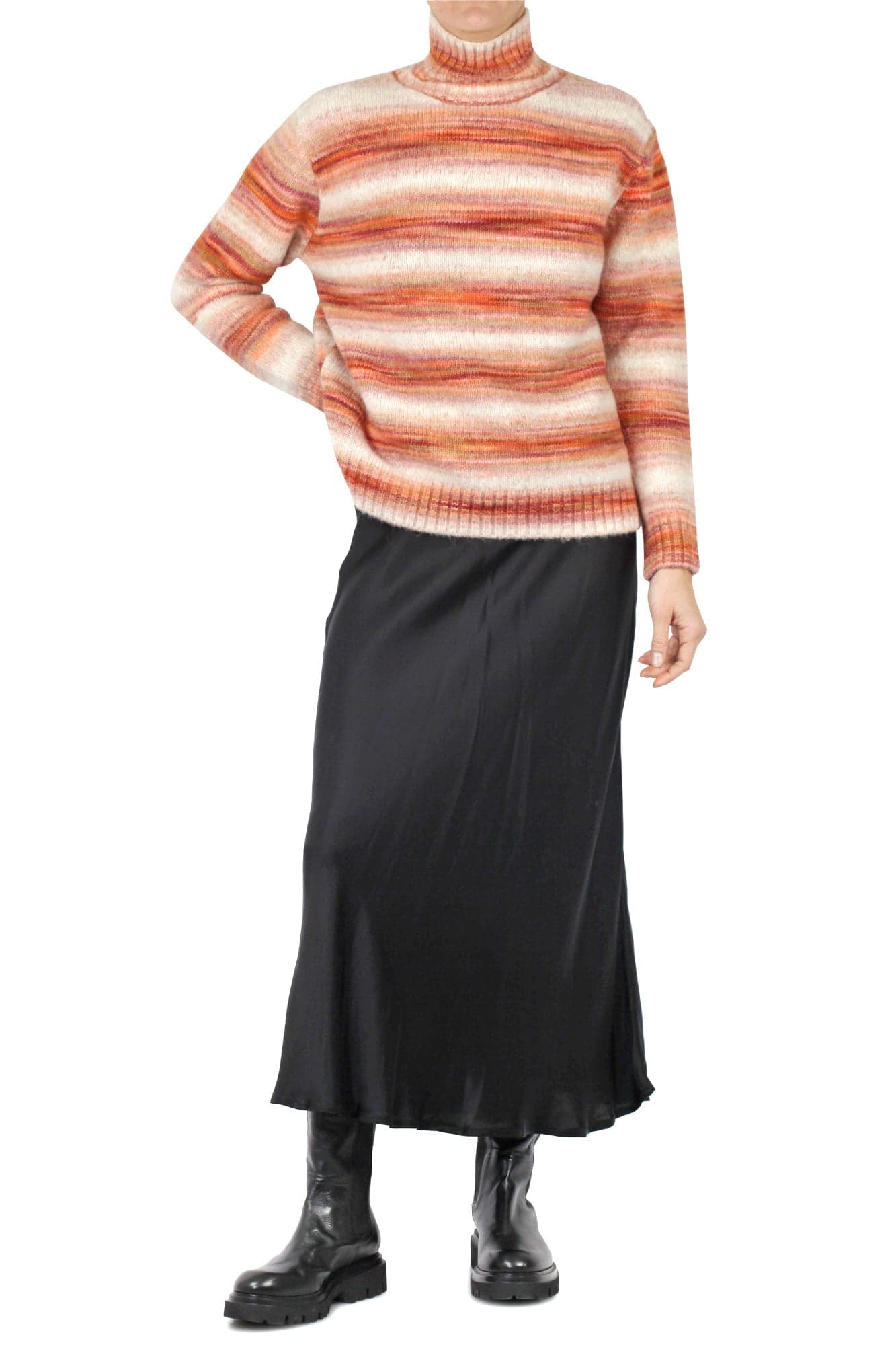 JUCCA Jucca - Maglia - 442080 - Panna/Arancione da donna in Maglioni Drestige - Casamassima, commercioVirtuoso.it