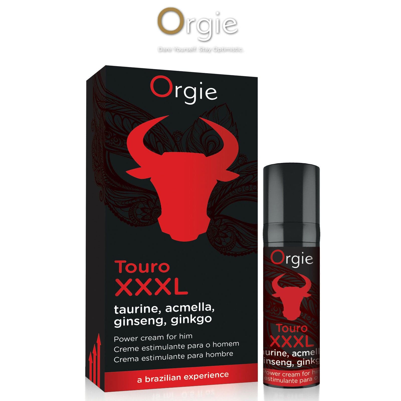 ORGIE TOURO XXXL POWER CREAM FOR HIM CREMA INTIMA MASCHILE PER LUI L’UOMO 15 ML in Creme e gel per l'igiene intima Kondorama - Martinsicuro, commercioVirtuoso.it