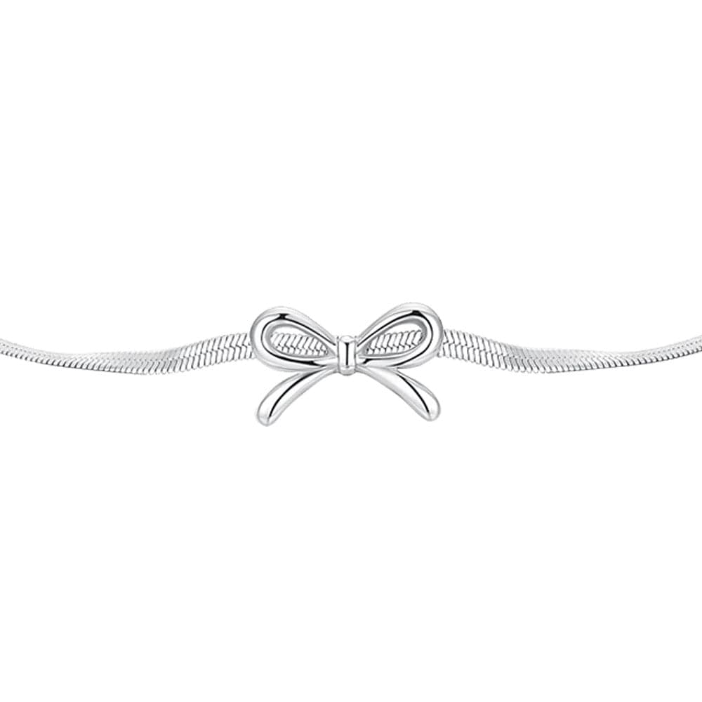 Luca Barra - BRACCIALE DONNA IN ACCIAIO FIOCCO in Bracciali Alba Gioielli - Casoria, commercioVirtuoso.it