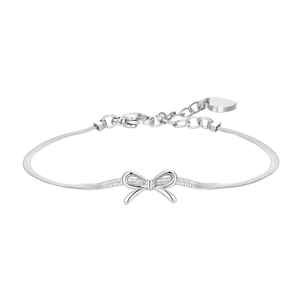 Luca Barra - BRACCIALE DONNA IN ACCIAIO FIOCCO in Bracciali Alba Gioielli - Casoria, commercioVirtuoso.it