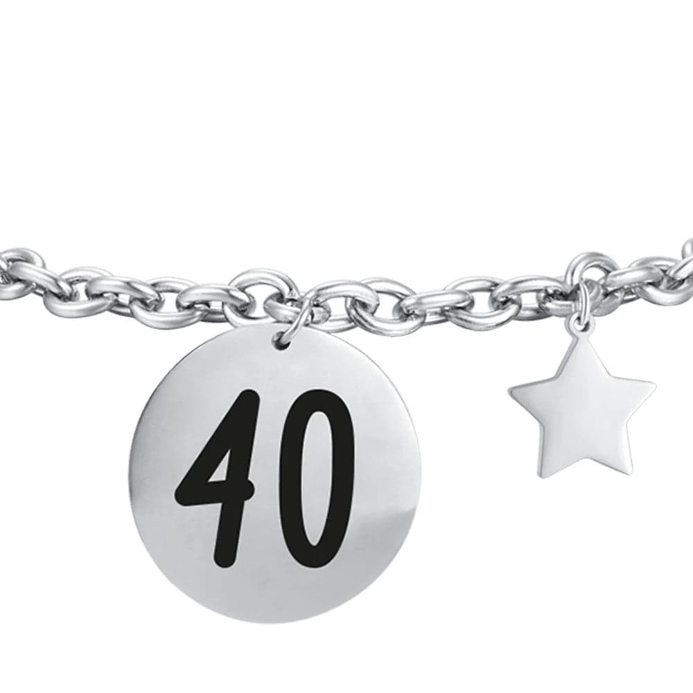 Luca Barra - BRACCIALE DONNA IN ACCIAIO 40 IL MEGLIO DEVE ANCORA VENIRE in Bracciali Alba Gioielli - Casoria, commercioVirtuoso.it