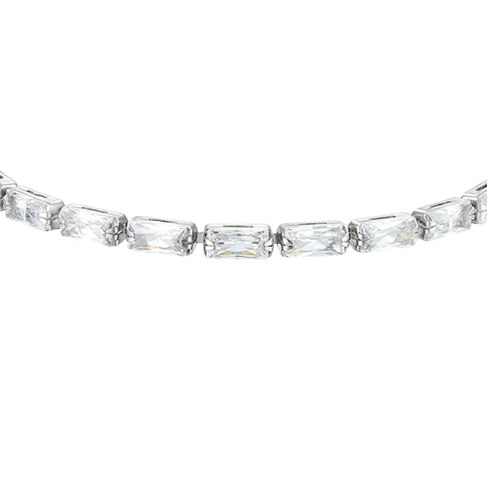 Luca Barra - BRACCIALE TENNIS DONNA ZIRCONI BAGUETTE BIANCHI in Bracciali Alba Gioielli - Casoria, commercioVirtuoso.it