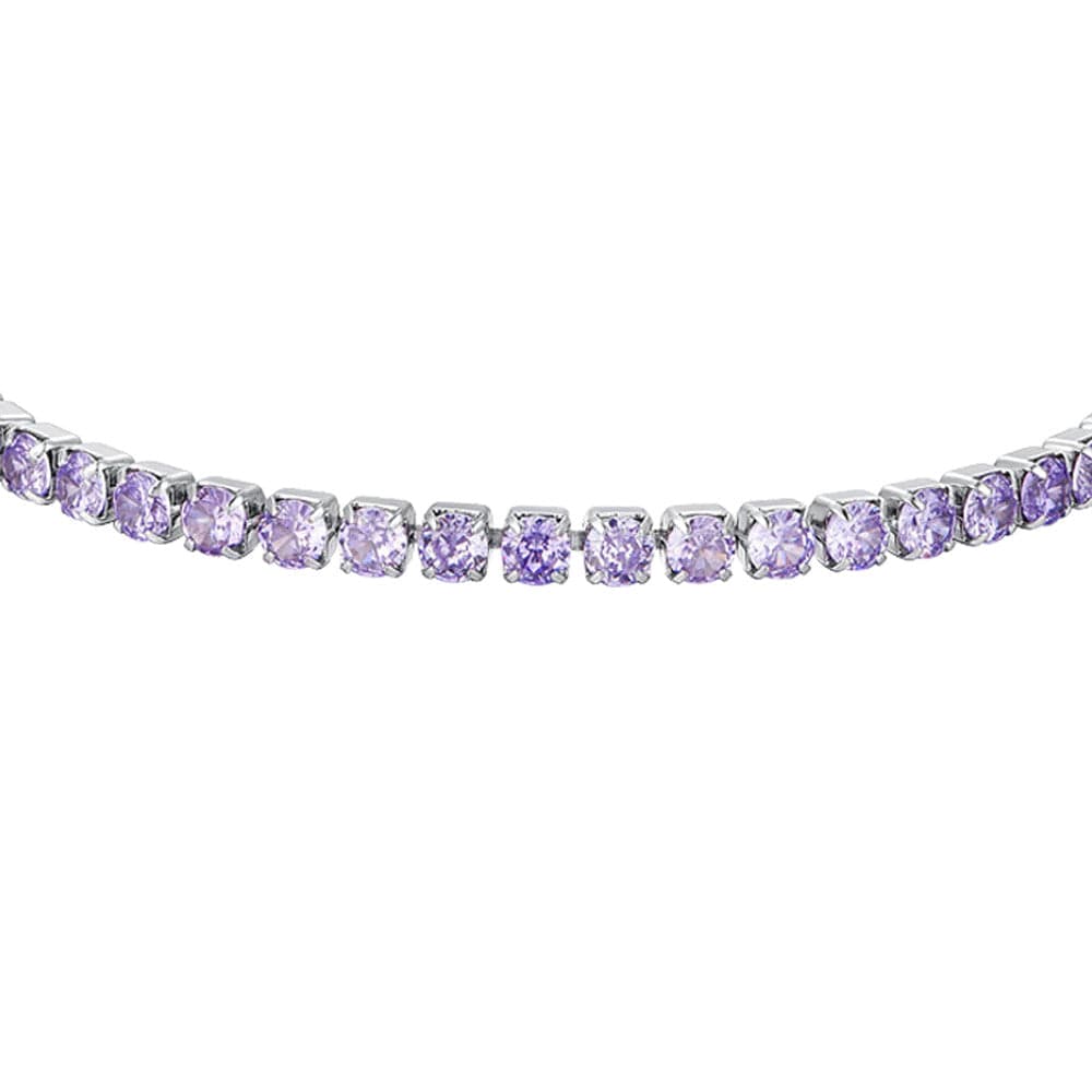 Luca Barra - BRACCIALE TENNIS DONNA CRISTALLI VIOLA in Bracciali Alba Gioielli - Casoria, commercioVirtuoso.it