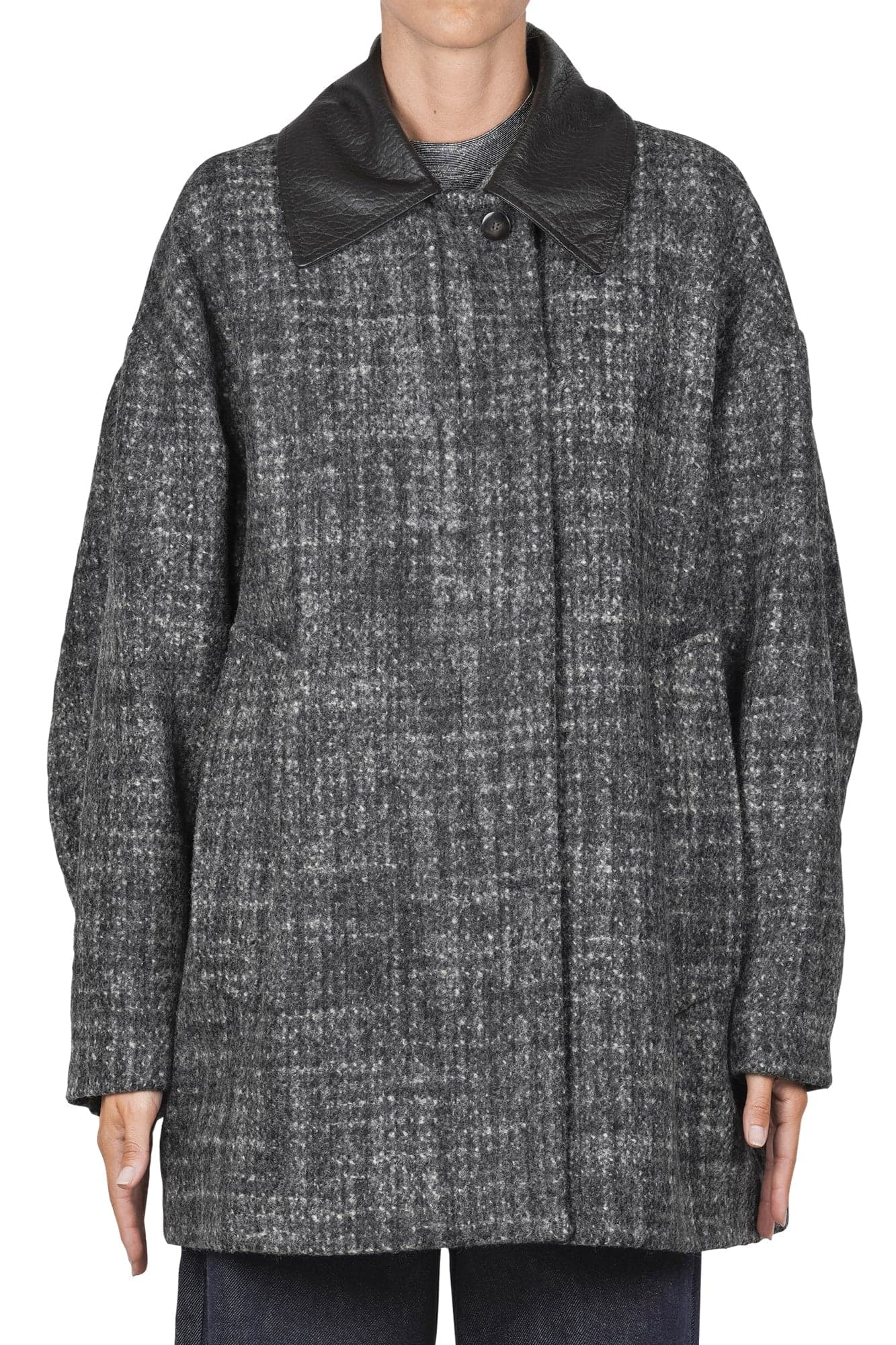 Alysi - Cappotto - 460739 - Antracite da donna in Cappotti Drestige - Casamassima, commercioVirtuoso.it
