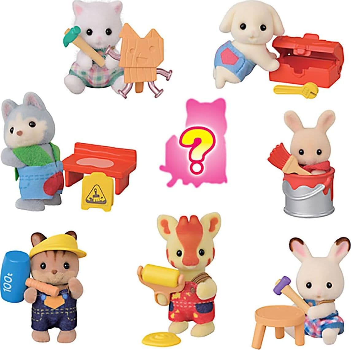 Epoch - Sylvanian Families Mini Figures Baby Builders in prodotto Centro Bimbo - Siderno, commercioVirtuoso.it