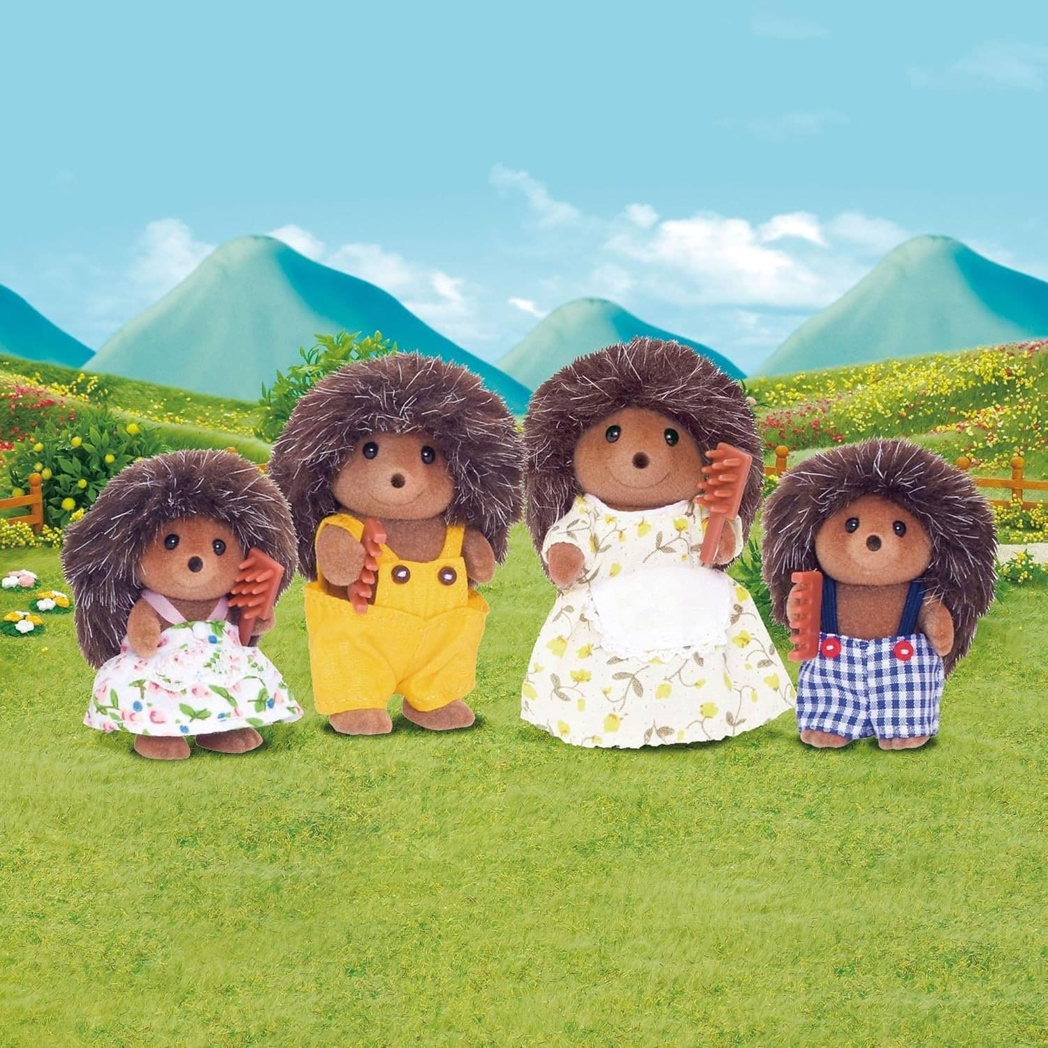 Epoch - Sylvanian Families Famiglia Riccio in prodotto Centro Bimbo - Siderno, commercioVirtuoso.it